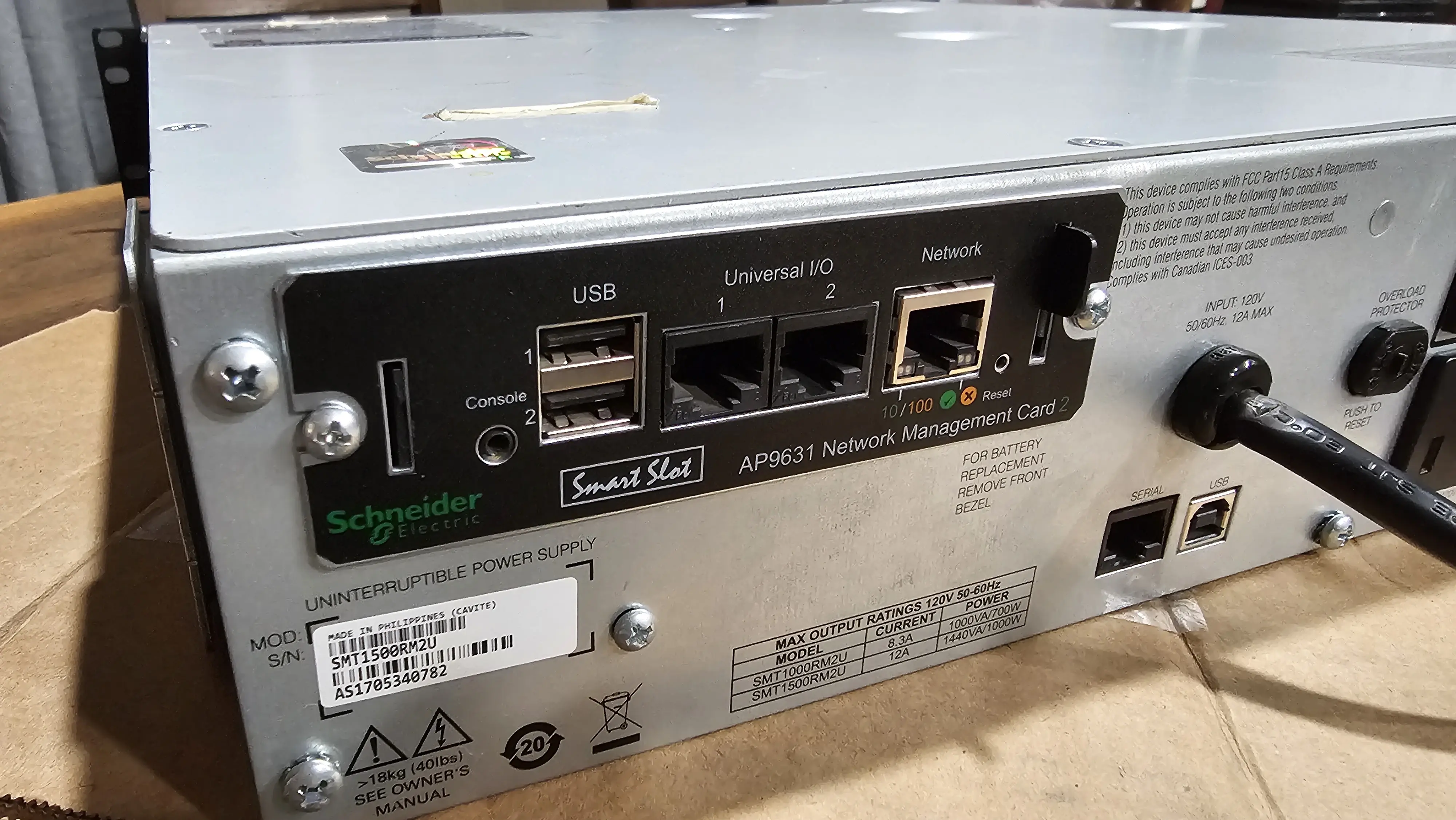 Management Card Installation